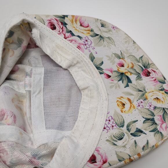 The Hatter Company 5 Panel Cap Multicolor One Size Adjustable Floral Cotton - Picture 8 of 9